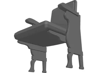 Theater Seats 3D Model