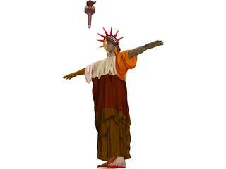 Statue of Liberty 3D Model