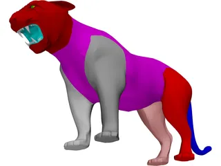 Panther 3D Model