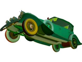 Cadillac V16M (1932) 3D Model