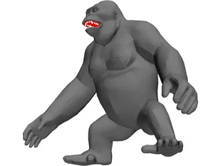 Gorilla 3D Model