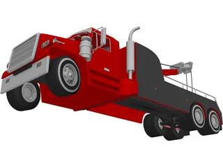 Tow Truck 3D Model