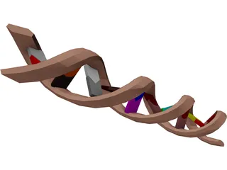 DNA Molecule 3D Model