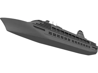 Cruise Ship 3D Model