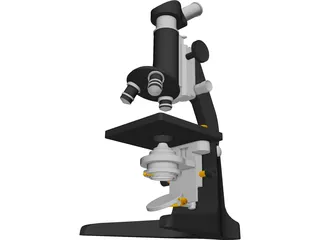 Microscope 3D Model