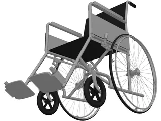 Wheelchair 3D Model