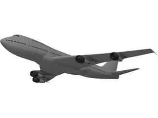 Boeing 747 3D Model