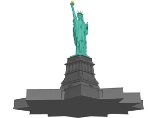 Statue Of Liberty 3D Model