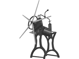 Antique Press 3D Model