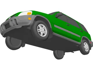 Honda CRV (1997) 3D Model