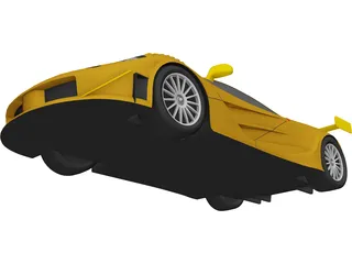 McLaren F1 GT1 (1997) 3D Model
