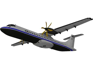 ATR 72 3D Model