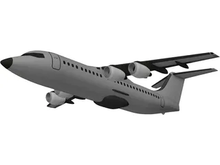 British Aerospace BAe 146-300 3D Model