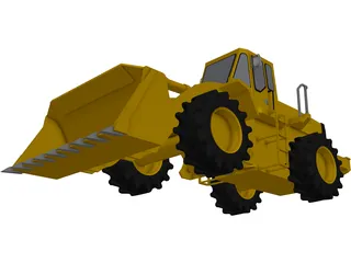 Tractor Front Loader 3D Model