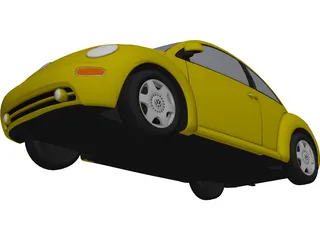 Volkswagen Beetle (1998) 3D Model