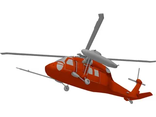 Sikorsky UH-60 Black Hawk 3D Model