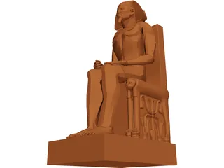 Khafre Statue 3D Model