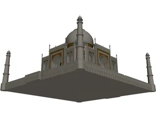 Taj Mahal 3D Model