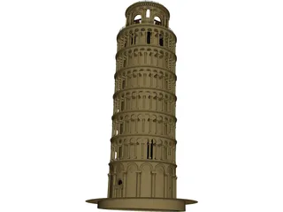 Tower Of Pisa 3D Model