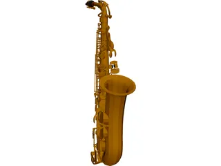 Saxophone 3D Model