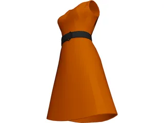 Woman Dress 3D Model