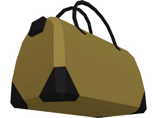 Duffel Sports Bag 3D Model