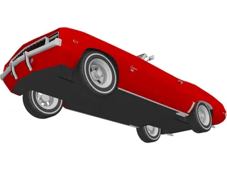 Chevrolet Camaro SS (1969) 3D Model