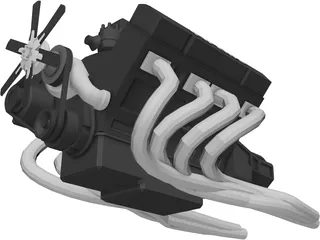 Engine V8 5.0 Litre 3D Model