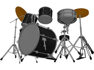 Drum Set 3D Model