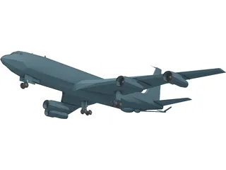 KC-135R Stratotanker 3D Model