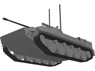 BMD-3 Airborne IFV 3D Model