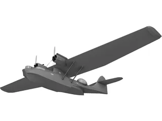 Amphibious Aircraft 3D Model