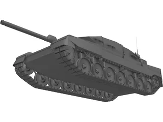 Leopard 2 A5 3D Model