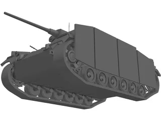 Panzer-3 Ausf.M 3D Model