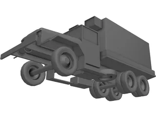 M35A2 Radio Truck 3D Model