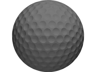 Golf Ball 3D Model