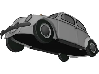 Volkswagen Beetle (1963) 3D Model