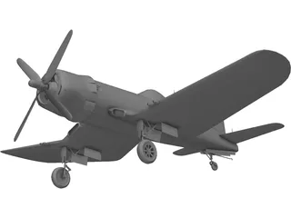 F4U-5 Corsair 3D Model