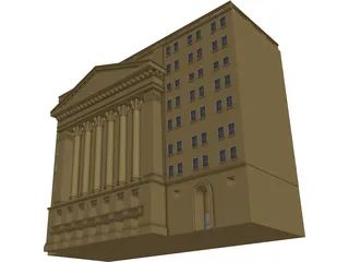 New York Stock Exchange 3D Model