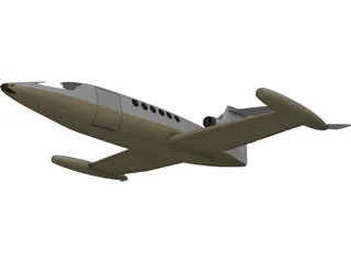 Bombardier Learjet 31A 3D Model