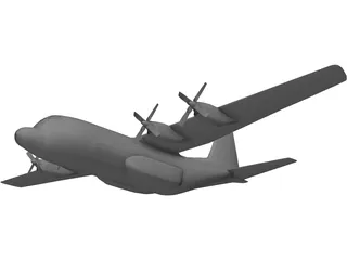 Lockheed C-130 Hercules 3D Model