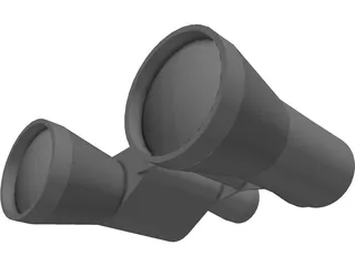 Binoculars 3D Model