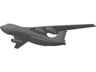 Ilyushin IL-76 Candid 3D Model