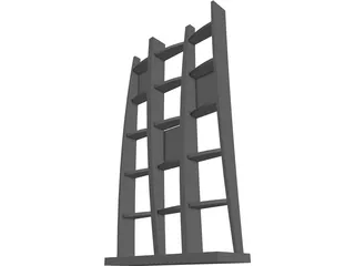 Bookcase 3D Model