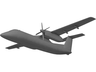 de Havilland Canada DHC-8 3D Model