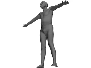 Man Old 3D Model