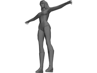 Heroine 3D Model