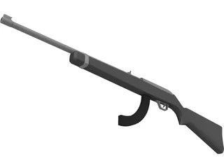 Ruger Rifle 3D Model