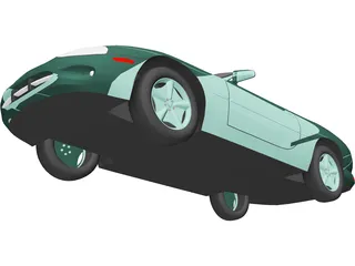 Jaguar XK8 Convertible (2000) 3D Model