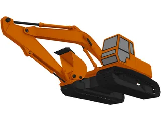 Excavator 3D Model